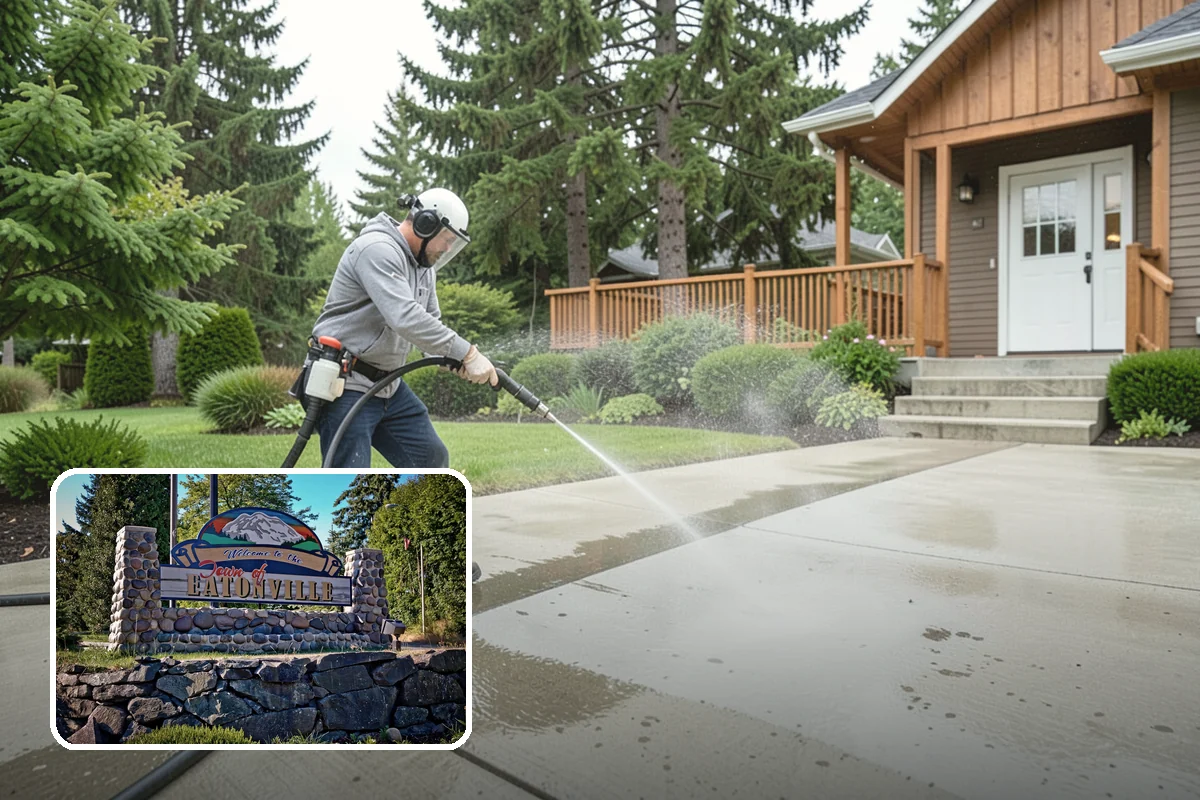 Storefront Washing in Eatonville, Pierce County, WA - Draws more walk-in customers with a spotless facade
