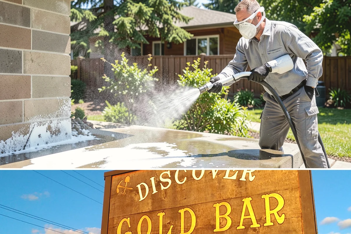 Storefront Washing in Gold Bar, Snohomish County, WA - Late spring through early fall offers the driest windows for storefront washing, though quarterly touch-ups keep winter algae in...