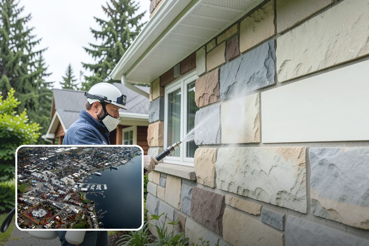 Storefront Washing in Kirkland, King County, WA - Draws more walk-in customers with a spotless facade