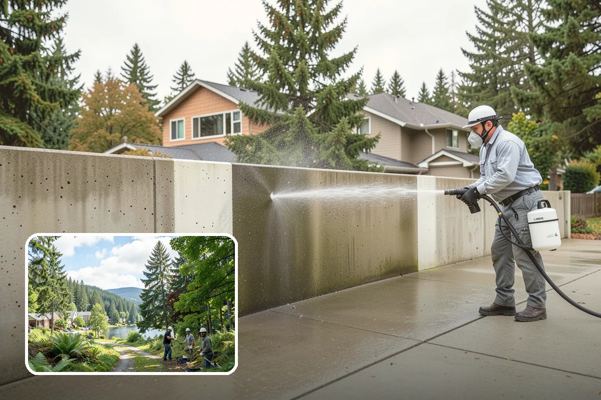 Storefront Washing in Lake Forest Park, King County, WA - Draws more walk-in customers with a spotless facade