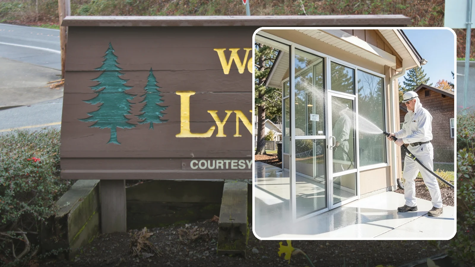 Storefront Washing in Lynnwood, Snohomish County, WA - First impressions matter, so we keep your Washington storefront looking sharp with a thorough exterior wash that clears away...