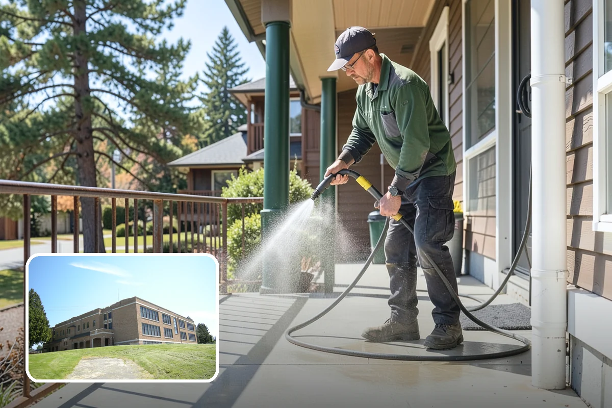Storefront Washing in Maple Valley, King County, WA - Draws more walk-in customers with a spotless facade