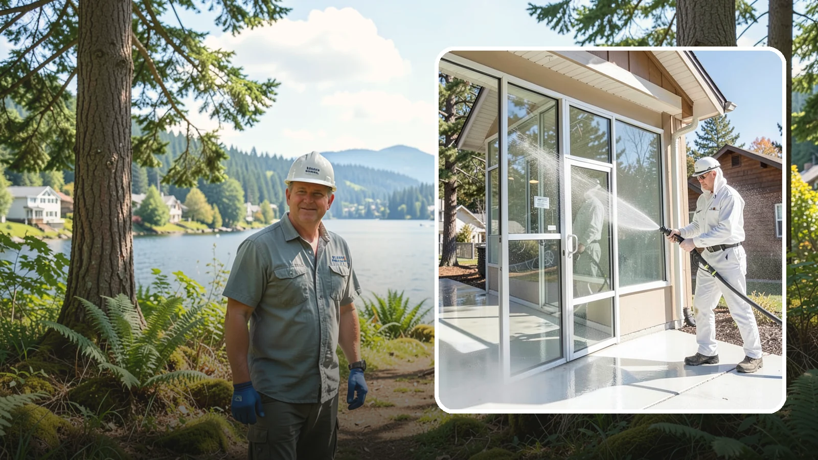 Storefront Washing in Milton, King County, WA - First impressions matter, so we keep your Washington storefront looking sharp with a thorough exterior wash that clears away...