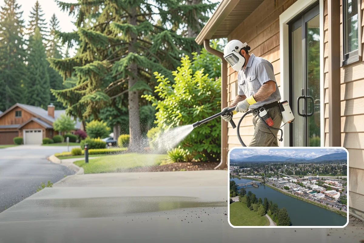 Storefront Washing in Mount Vernon, Skagit County, WA - Draws more walk-in customers with a spotless facade