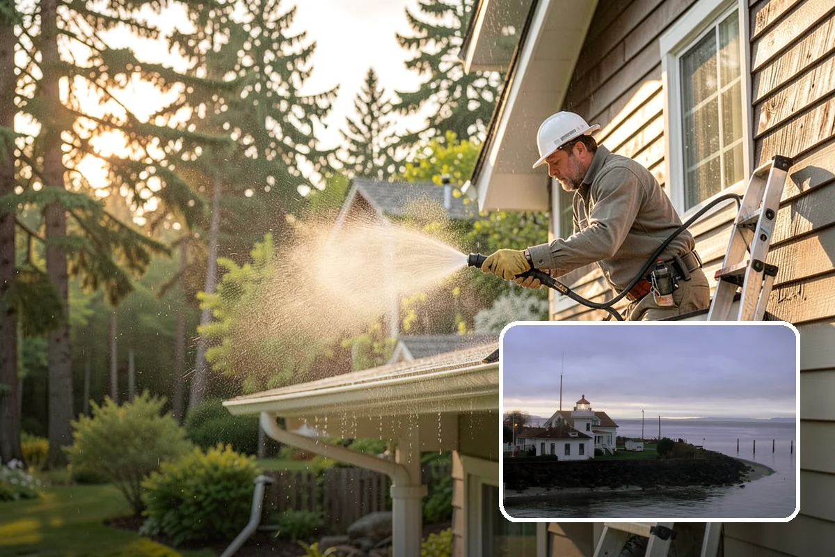 Storefront Washing in Mukilteo, Snohomish County, WA - Draws more walk-in customers with a spotless facade