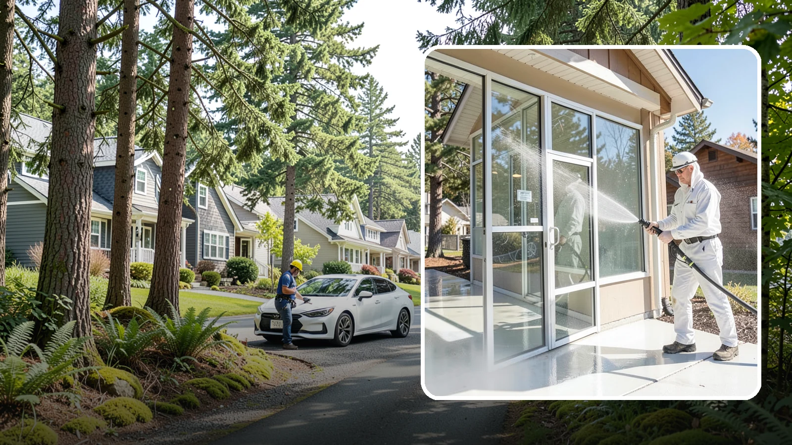 Storefront Washing in Normandy Park, King County, WA - First impressions matter, so we keep your Washington storefront looking sharp with a thorough exterior wash that clears away...