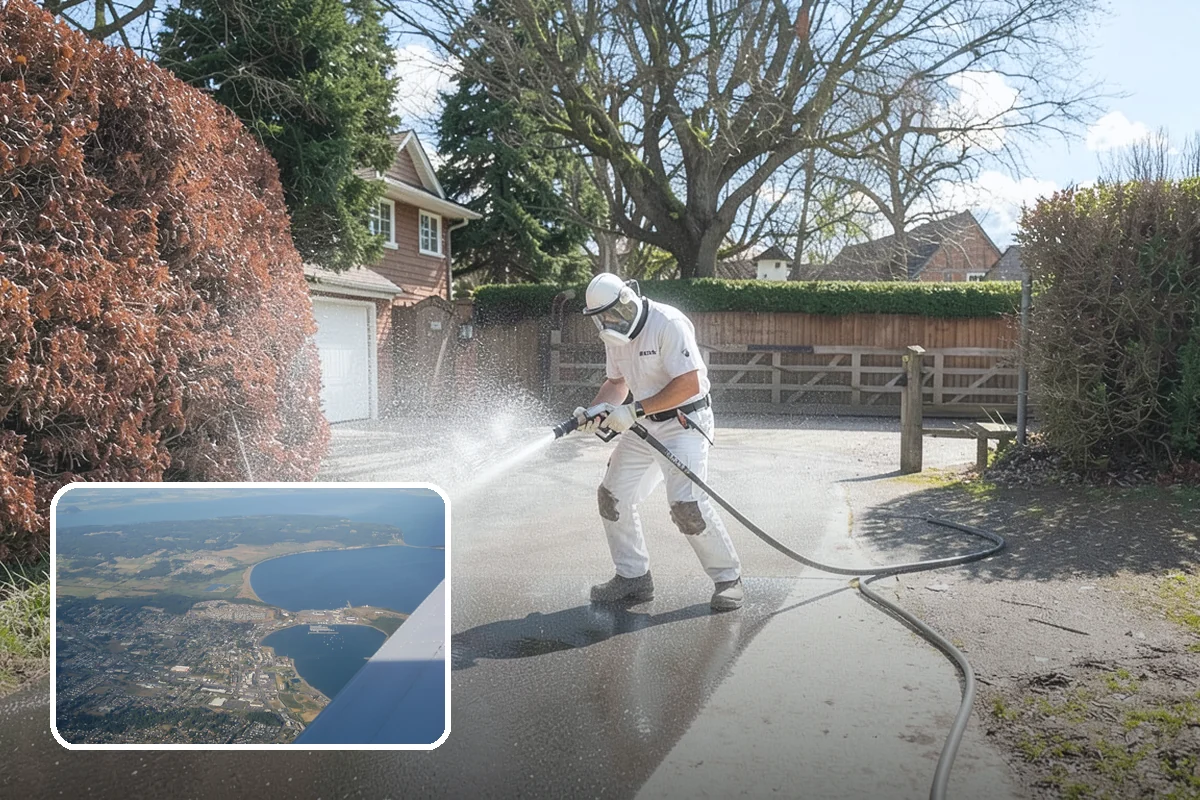 Storefront Washing in Oak Harbor, Island County, WA - Draws more walk-in customers with a spotless facade