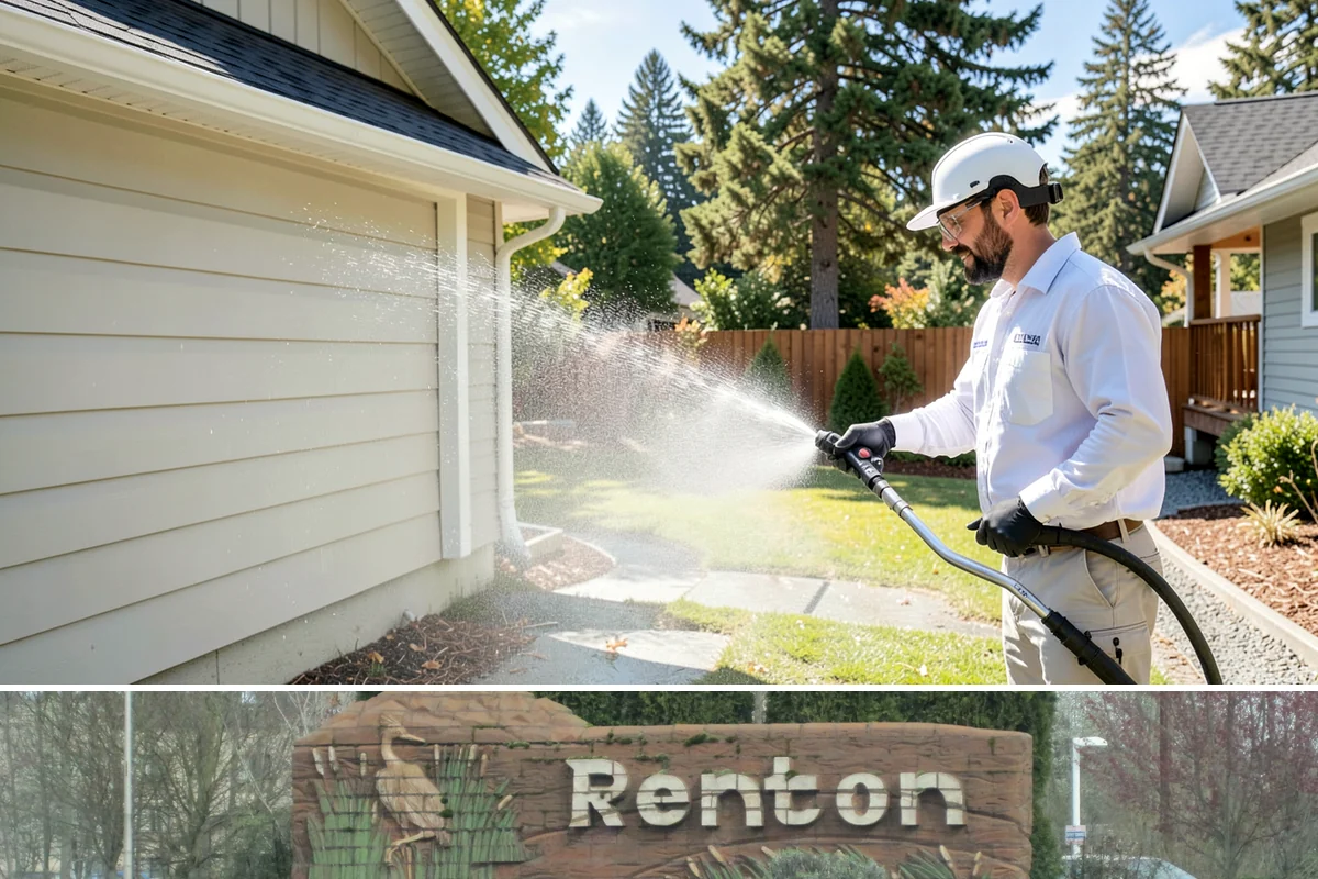 Storefront Washing in Renton, King County, WA - Late spring through early fall offers the driest windows for storefront washing, though quarterly touch-ups keep winter algae in...