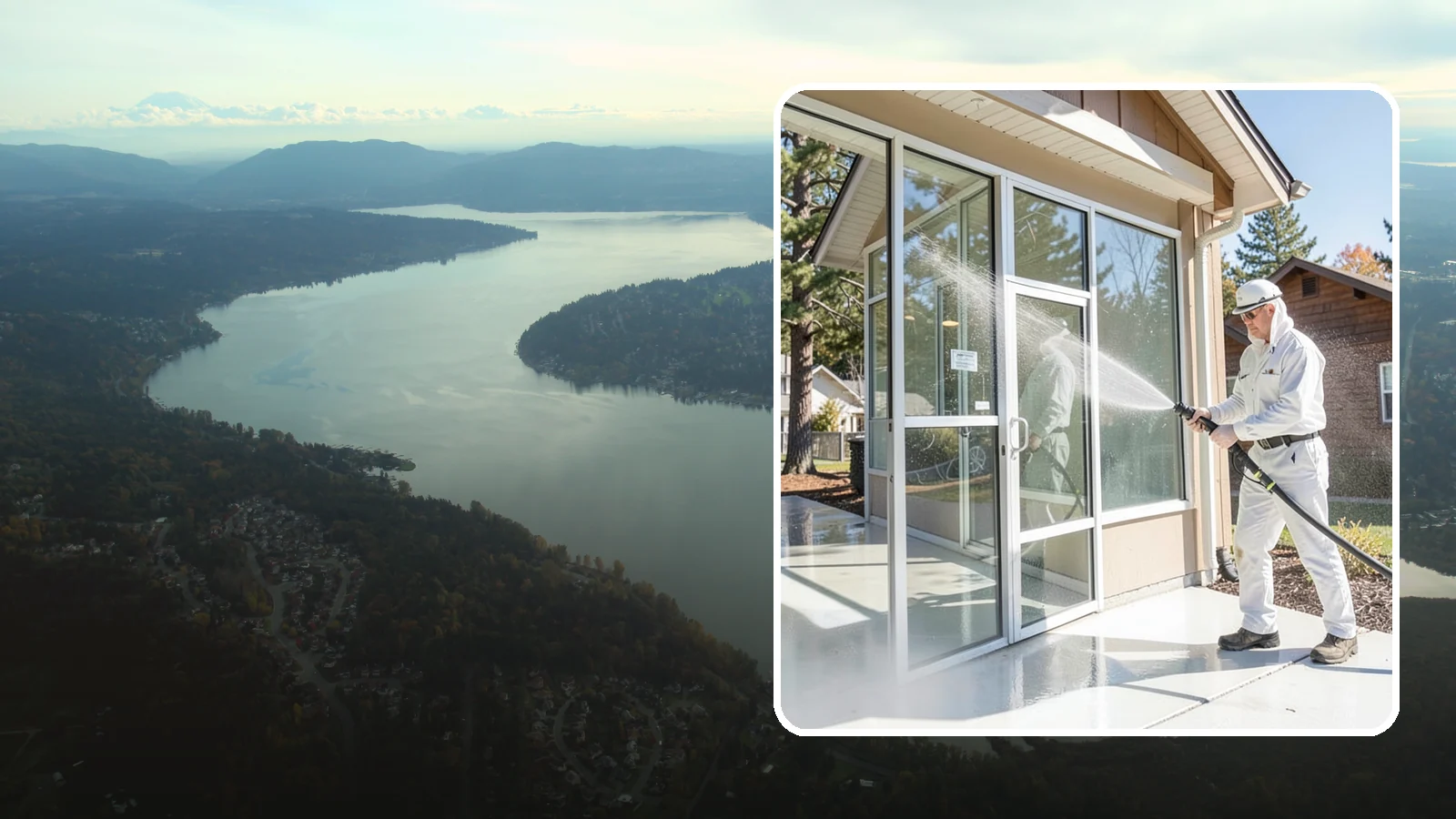 Storefront Washing in Sammamish, King County, WA - First impressions matter, so we keep your Washington storefront looking sharp with a thorough exterior wash that clears away...