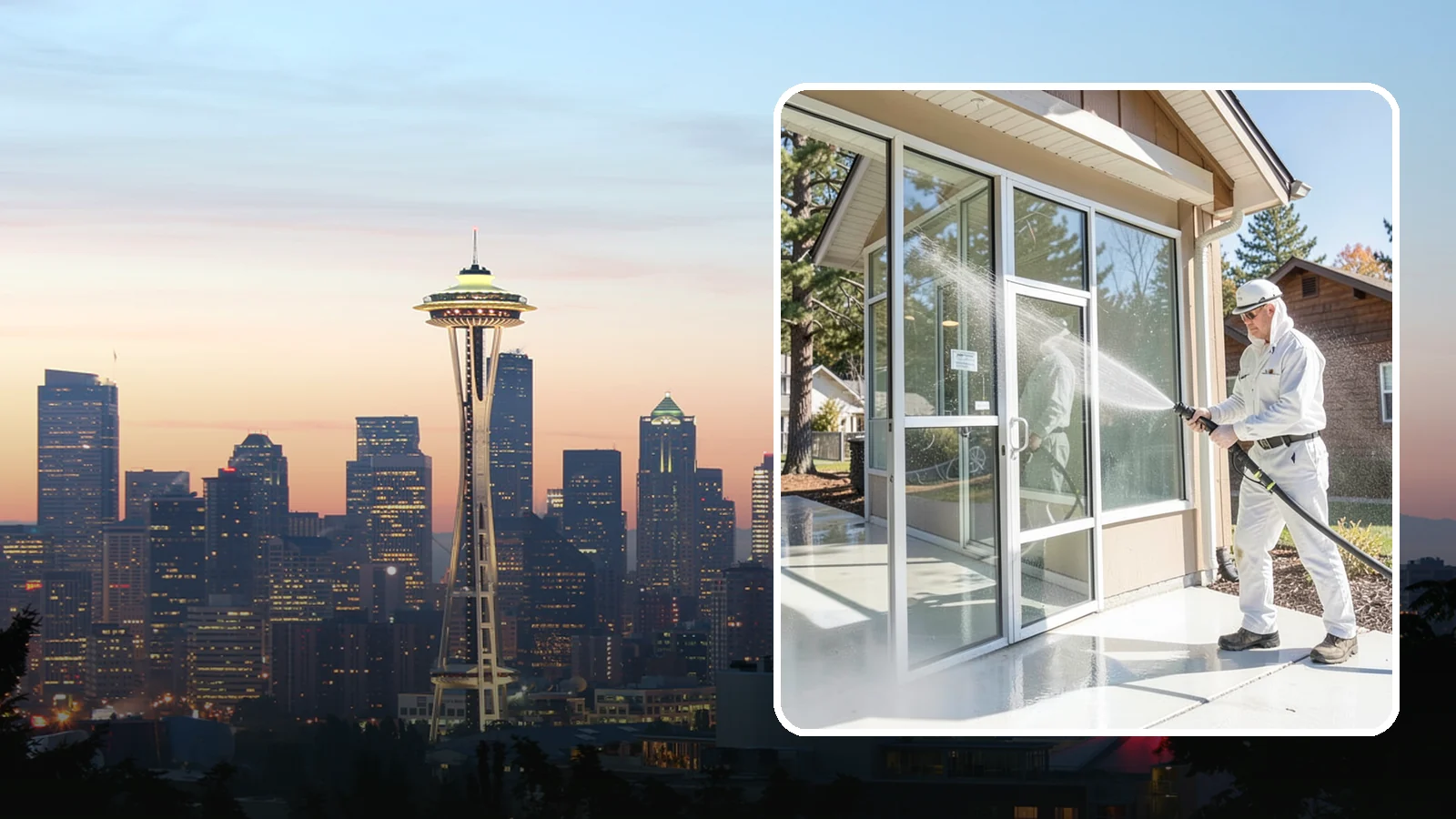 Storefront Washing in Seattle, King County, WA - First impressions matter, so we keep your Washington storefront looking sharp with a thorough exterior wash that clears away...