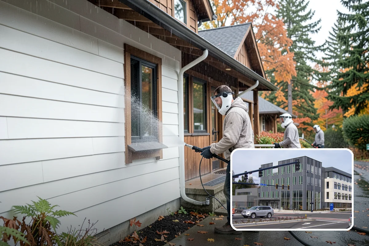 Storefront Washing in Shoreline, King County, WA - Draws more walk-in customers with a spotless facade