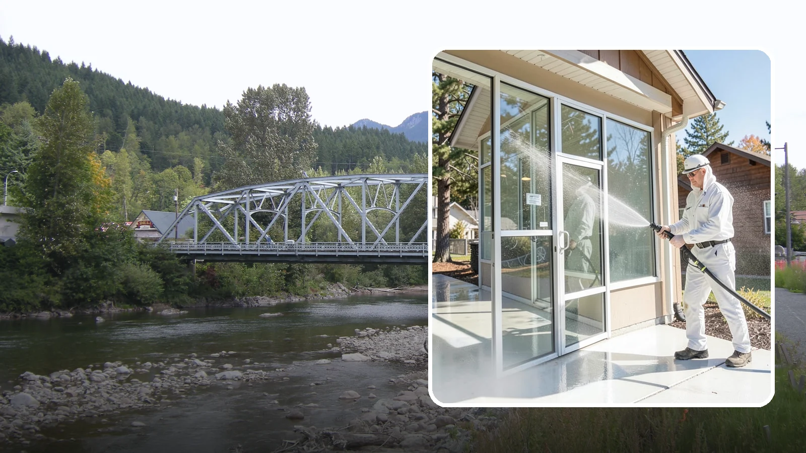 Storefront Washing in Skykomish, King County, WA - First impressions matter, so we keep your Washington storefront looking sharp with a thorough exterior wash that clears away...