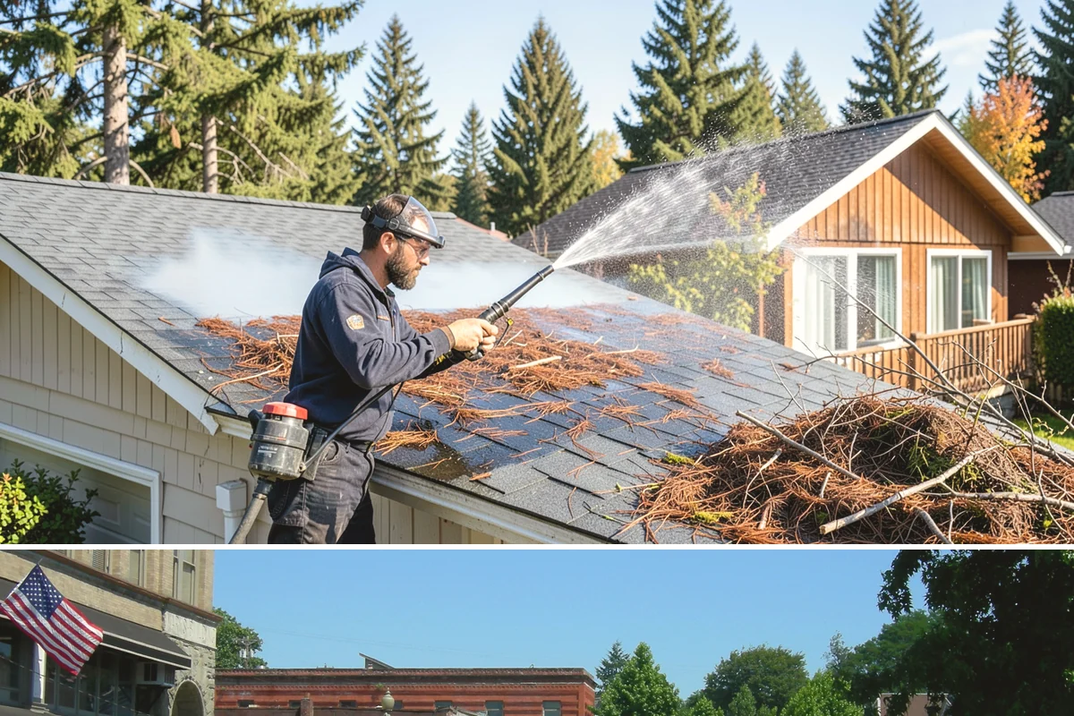 Storefront Washing in Snohomish, Snohomish County, WA - Late spring through early fall offers the driest windows for storefront washing, though quarterly touch-ups keep winter algae in...