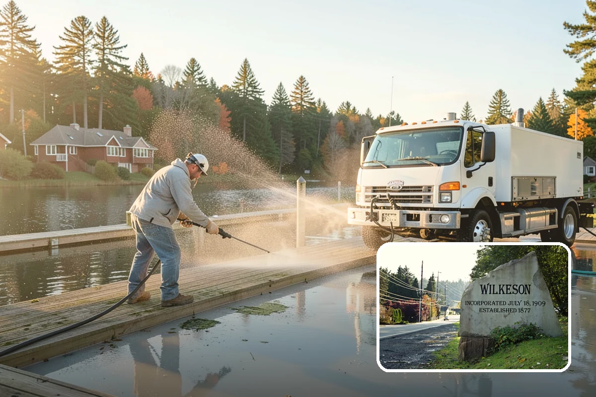 Storefront Washing in Wilkeson, Pierce County, WA - Draws more walk-in customers with a spotless facade