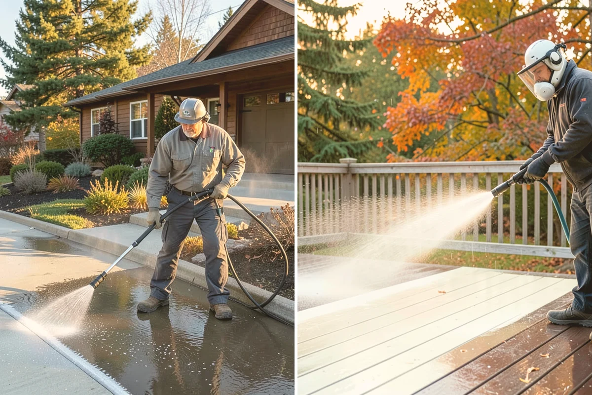Storm Cleanup Washing in Algona, King County, WA - Assess storm debris and staining across the property