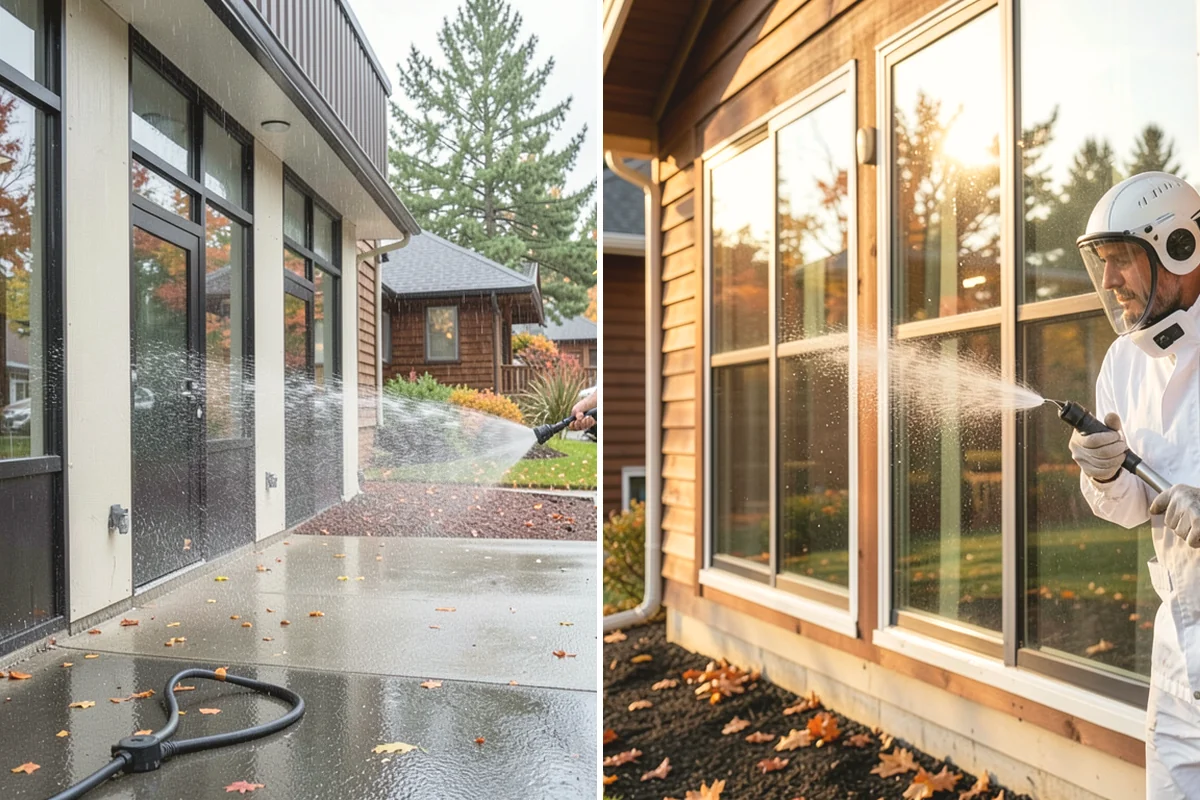 Storm Cleanup Washing in Anacortes, Skagit County, WA - Assess storm debris and staining across the property