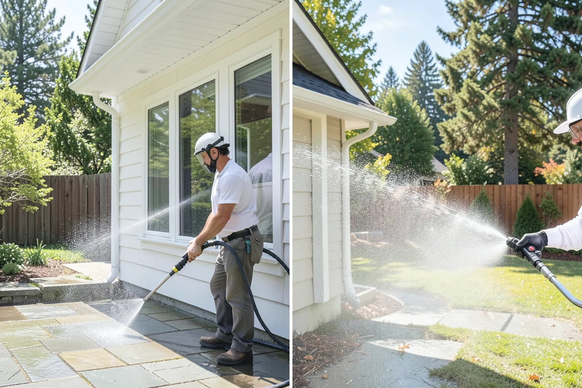 Storm Cleanup Washing in Buckley, Pierce County, WA - Assess storm debris and staining across the property