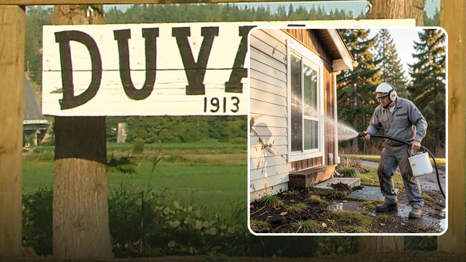 Storm Cleanup Washing in Duvall, King County, WA - Storm cleanup washing removes the mud, debris streaks, and organic mess left across your property after a Northwest windstorm or...