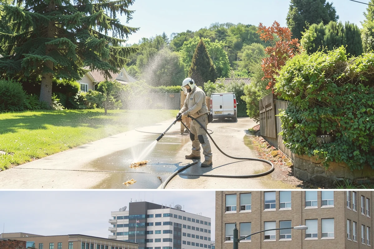 Storm Cleanup Washing in Everett, Snohomish County, WA - Any time after a windstorm or heavy rain event, ideally within a few days before mud and organic streaks dry into the surface.