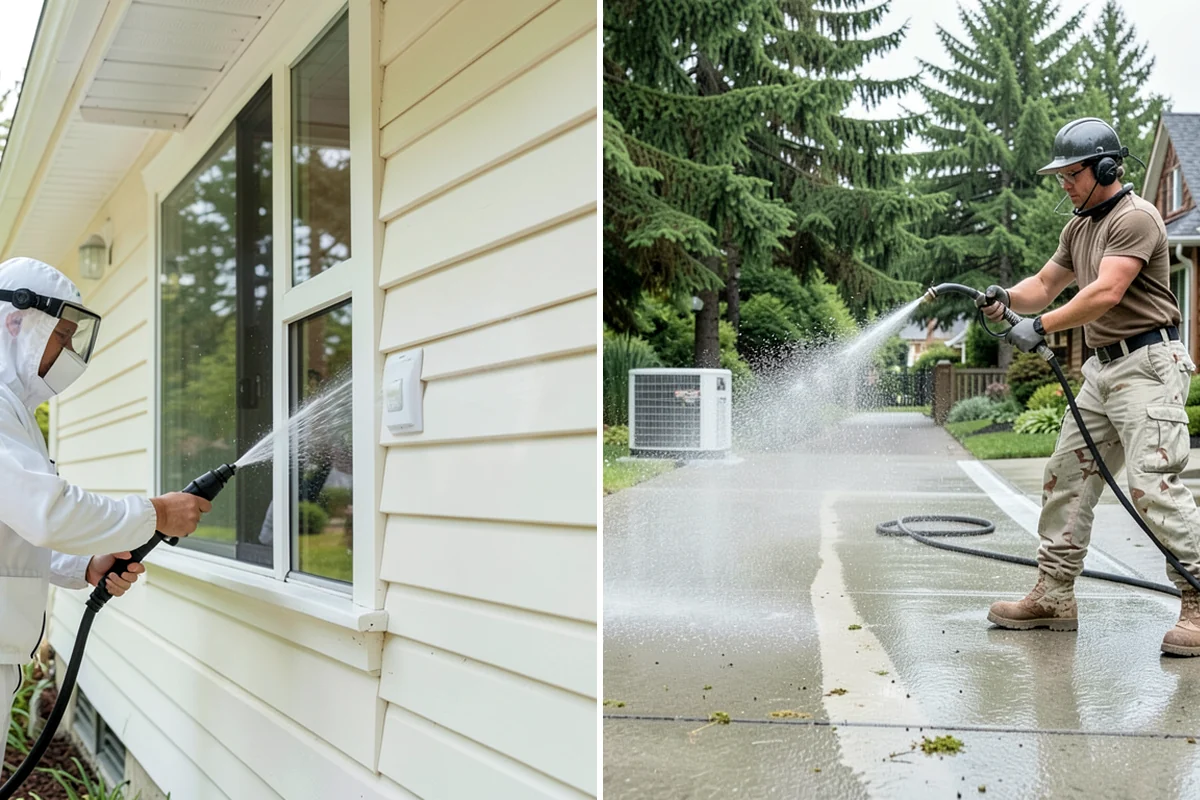 Storm Cleanup Washing in Federal Way, King County, WA - Assess storm debris and staining across the property