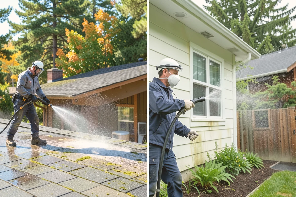 Storm Cleanup Washing in Fife, Pierce County, WA - Assess storm debris and staining across the property