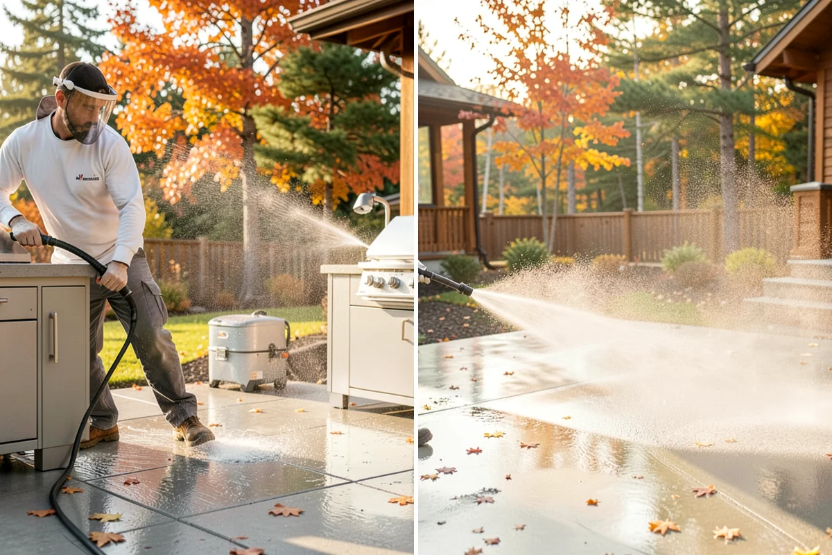 Storm Cleanup Washing in Gig Harbor, Pierce County, WA - Assess storm debris and staining across the property