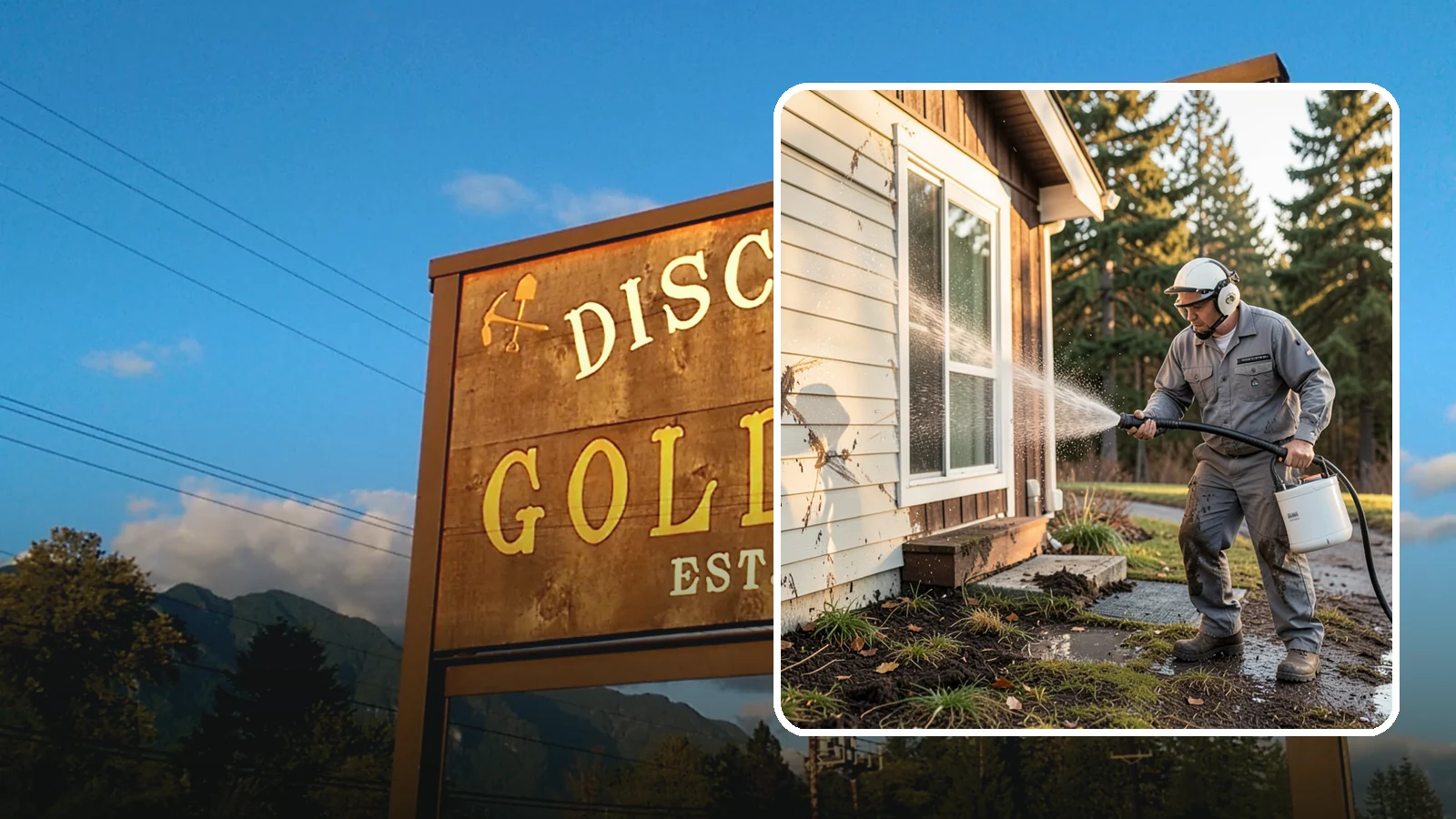 Storm Cleanup Washing in Gold Bar, Snohomish County, WA - Storm cleanup washing removes the mud, debris streaks, and organic mess left across your property after a Northwest windstorm or...
