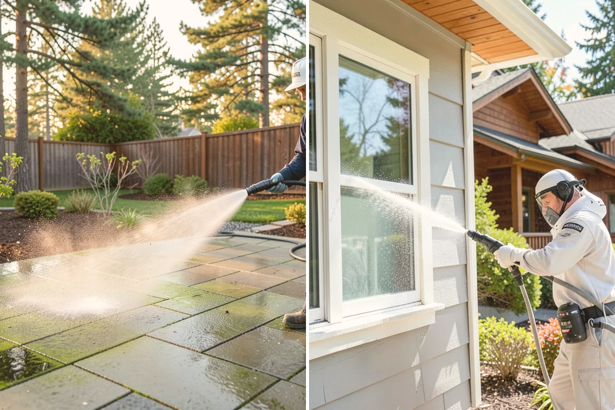 Storm Cleanup Washing in Index, Snohomish County, WA - Assess storm debris and staining across the property