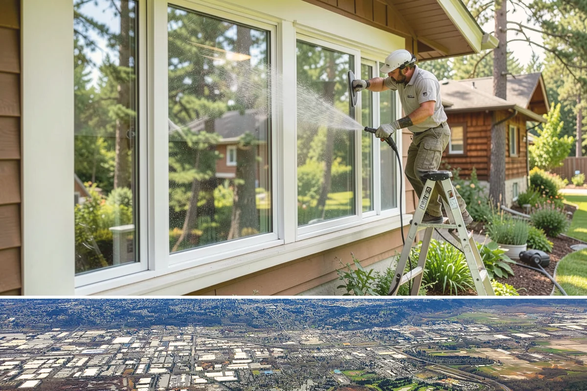 Storm Cleanup Washing in Kent, King County, WA - Any time after a windstorm or heavy rain event, ideally within a few days before mud and organic streaks dry into the surface.