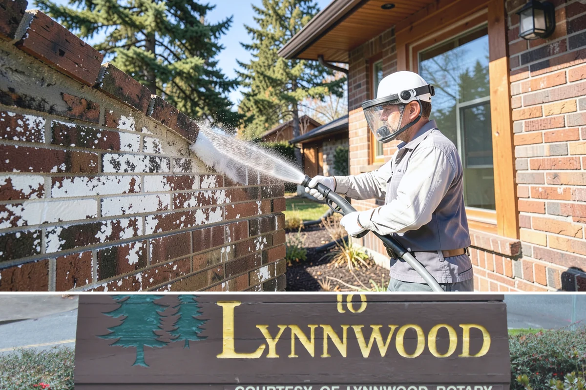 Storm Cleanup Washing in Lynnwood, Snohomish County, WA - Any time after a windstorm or heavy rain event, ideally within a few days before mud and organic streaks dry into the surface.