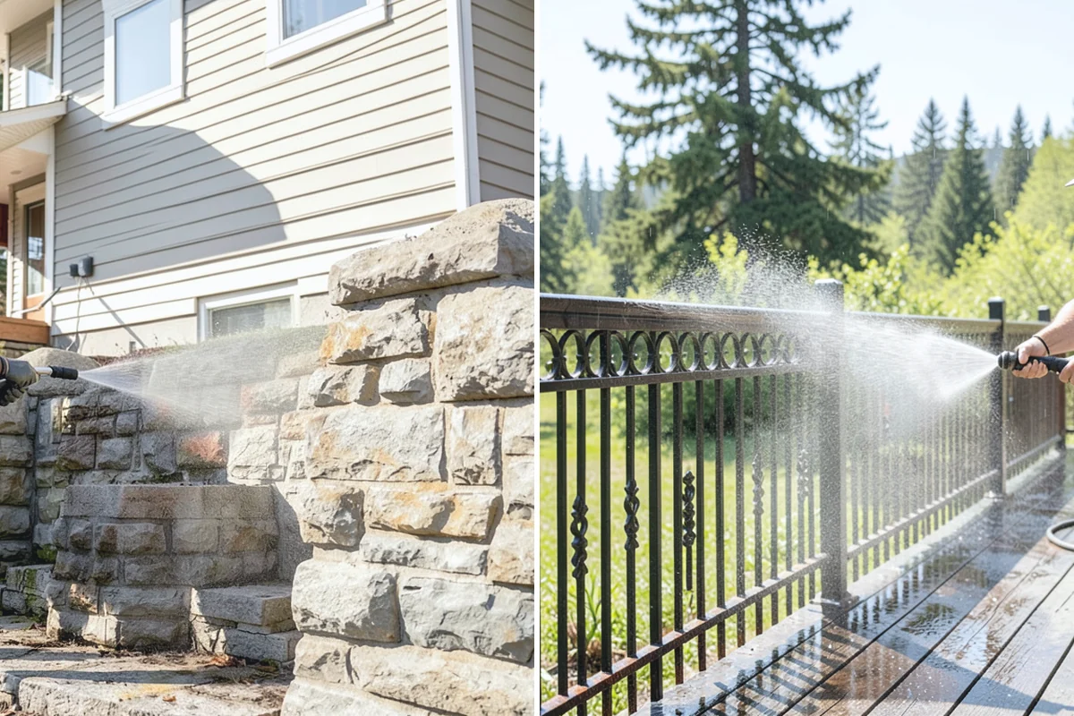 Storm Cleanup Washing in Marysville, Snohomish County, WA - Assess storm debris and staining across the property