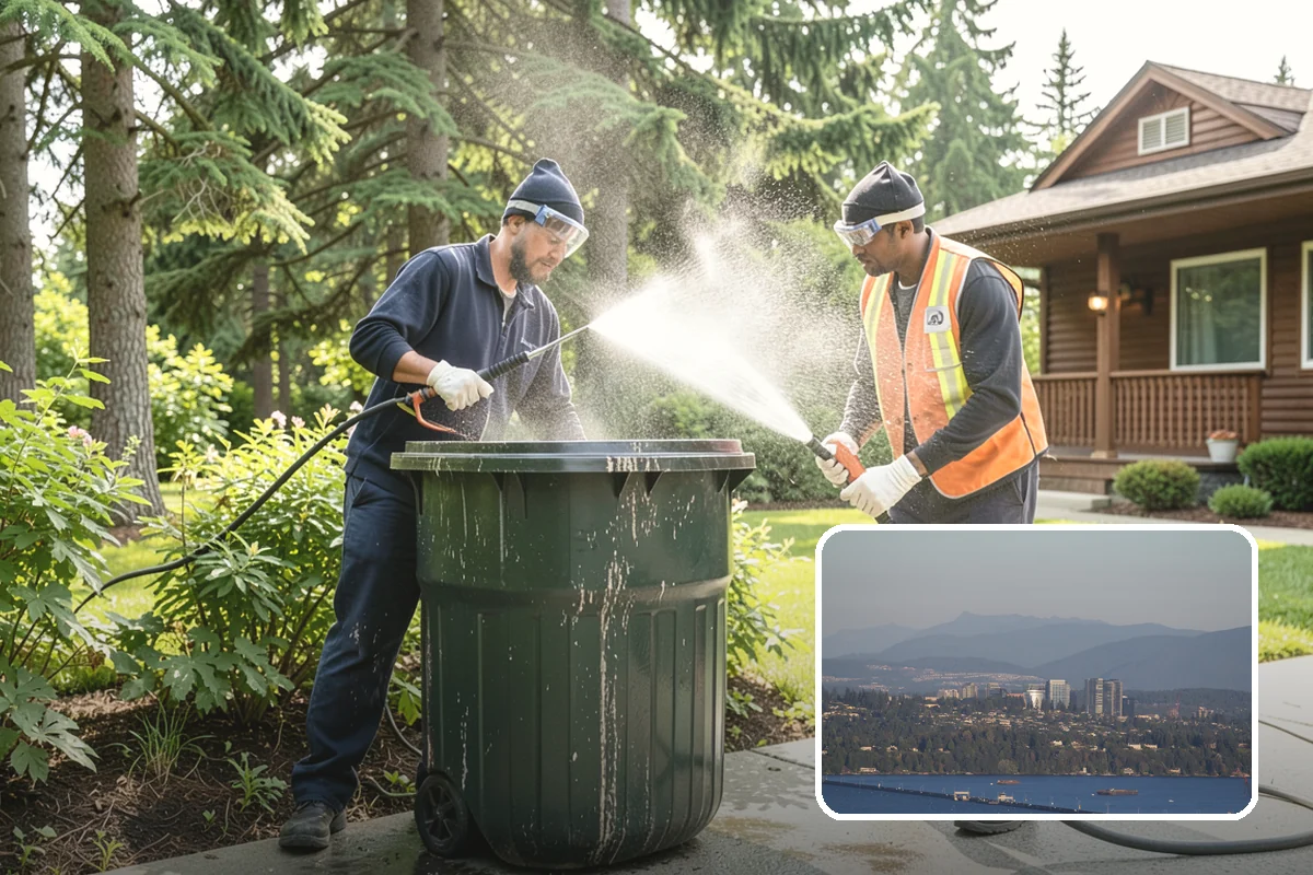 Storm Cleanup Washing in Medina, King County, WA - Clears branches, needles, and grit deposited by high winds