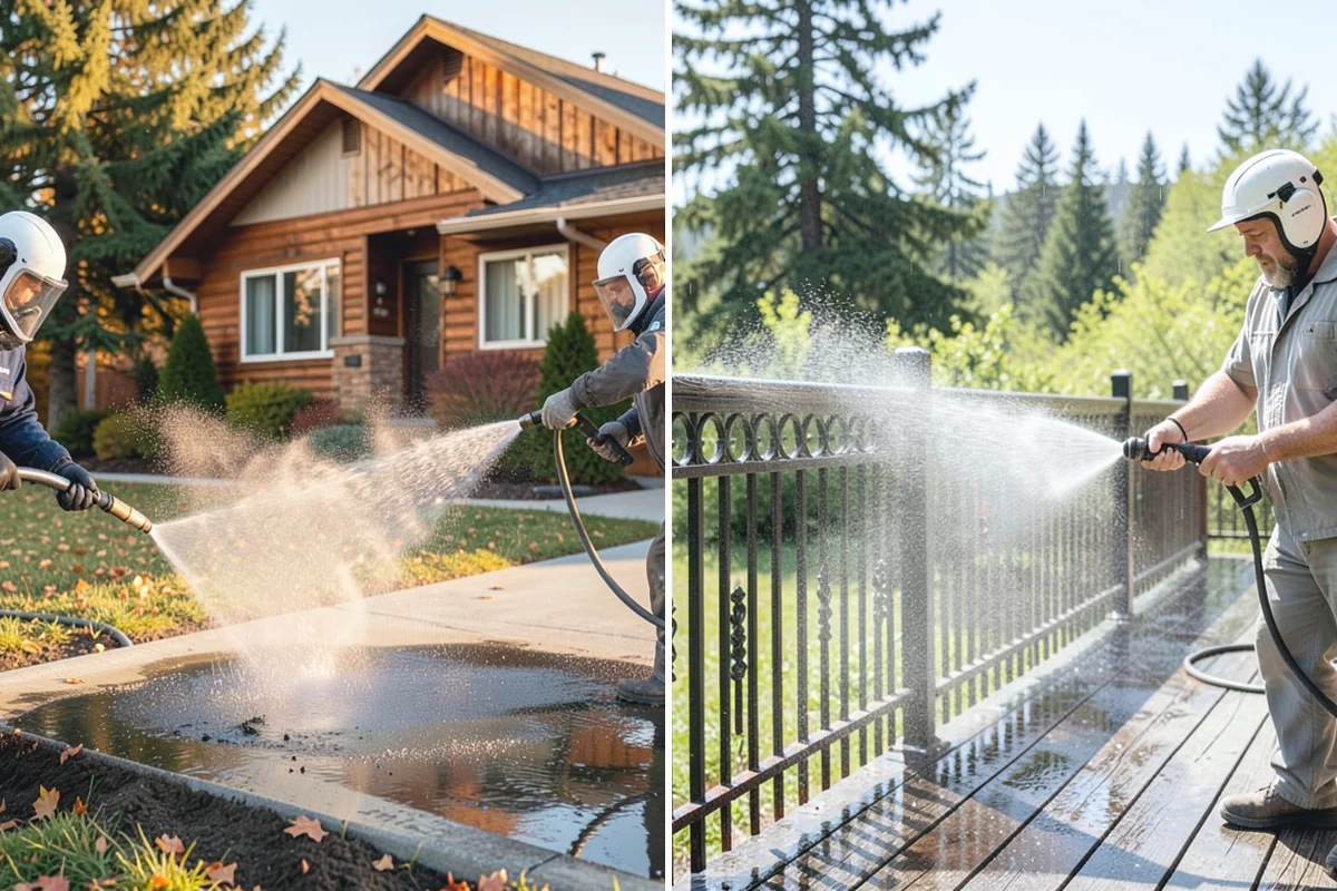 Storm Cleanup Washing in Medina, King County, WA - Assess storm debris and staining across the property