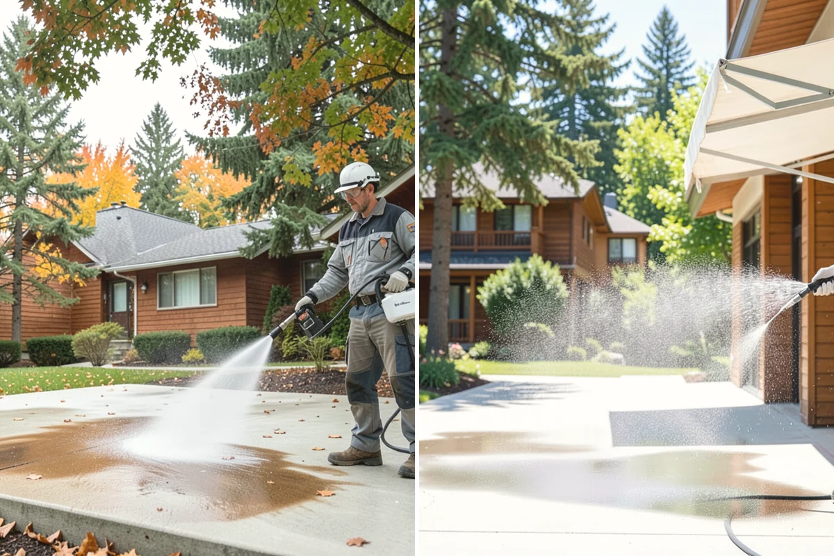 Storm Cleanup Washing in Mill Creek, Snohomish County, WA - Assess storm debris and staining across the property