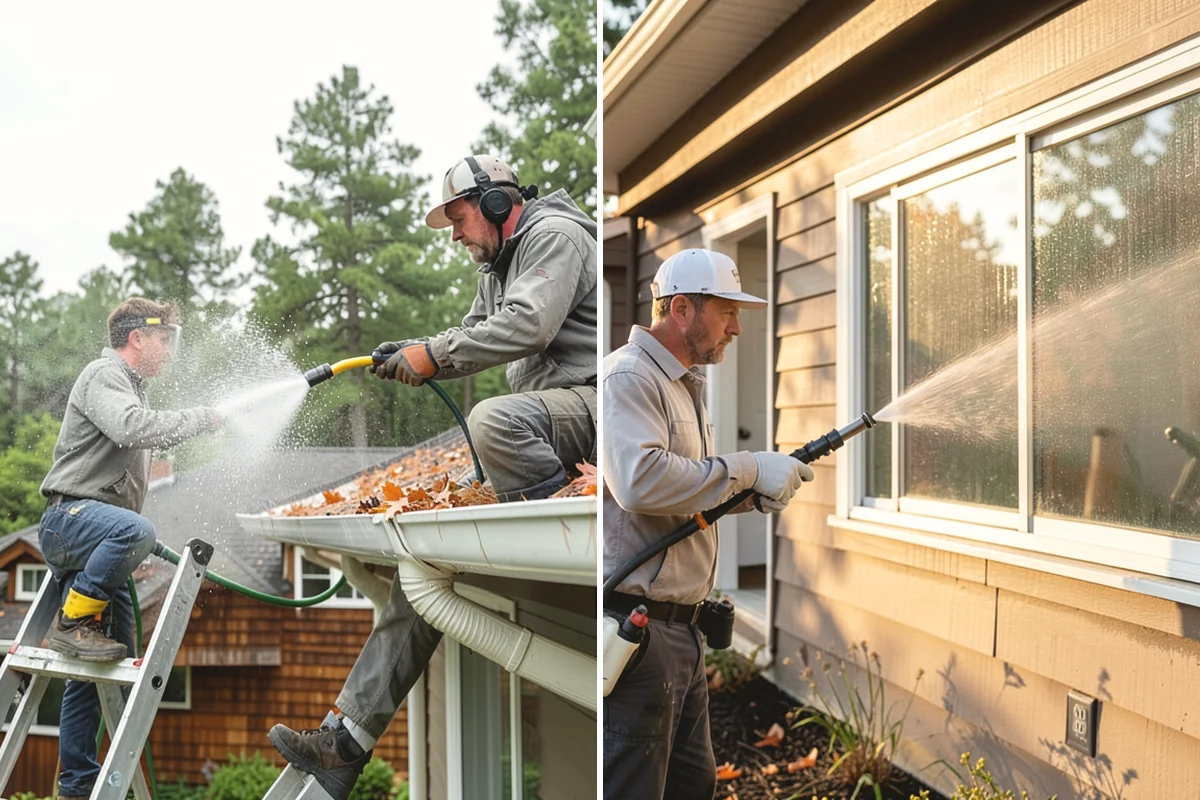 Storm Cleanup Washing in Monroe, Snohomish County, WA - Assess storm debris and staining across the property