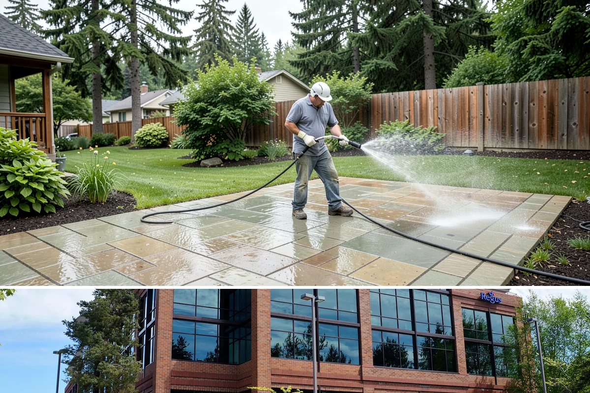 Storm Cleanup Washing in Mountlake Terrace, Snohomish County, WA - Any time after a windstorm or heavy rain event, ideally within a few days before mud and organic streaks dry into the surface.