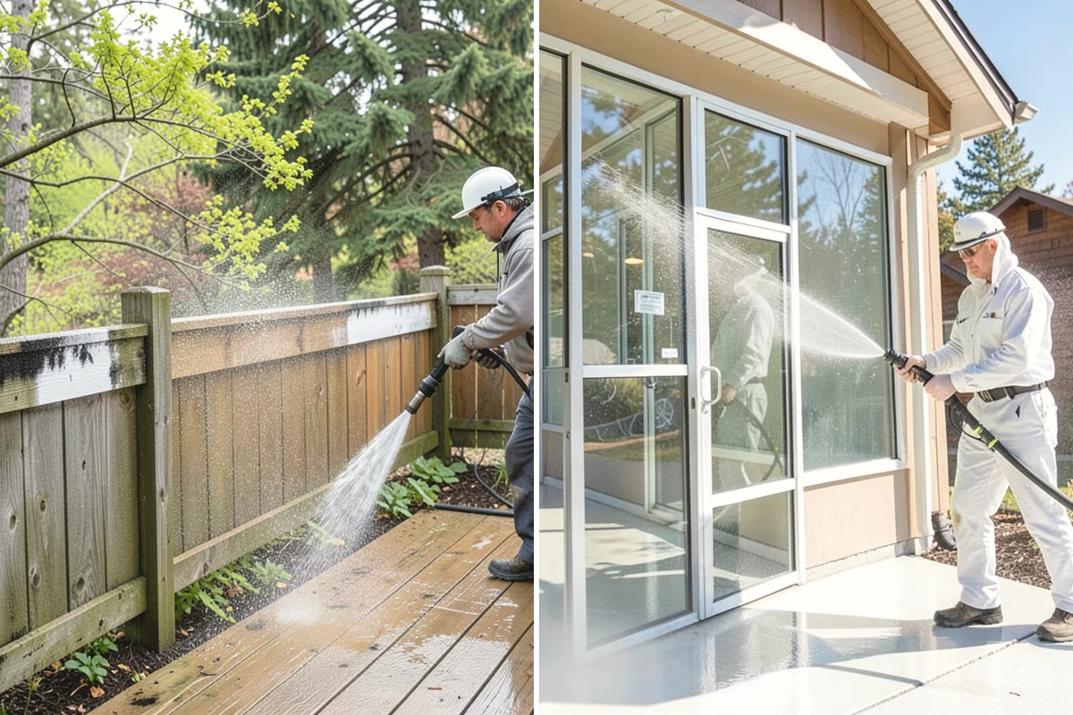 Storm Cleanup Washing in Mukilteo, Snohomish County, WA - Assess storm debris and staining across the property