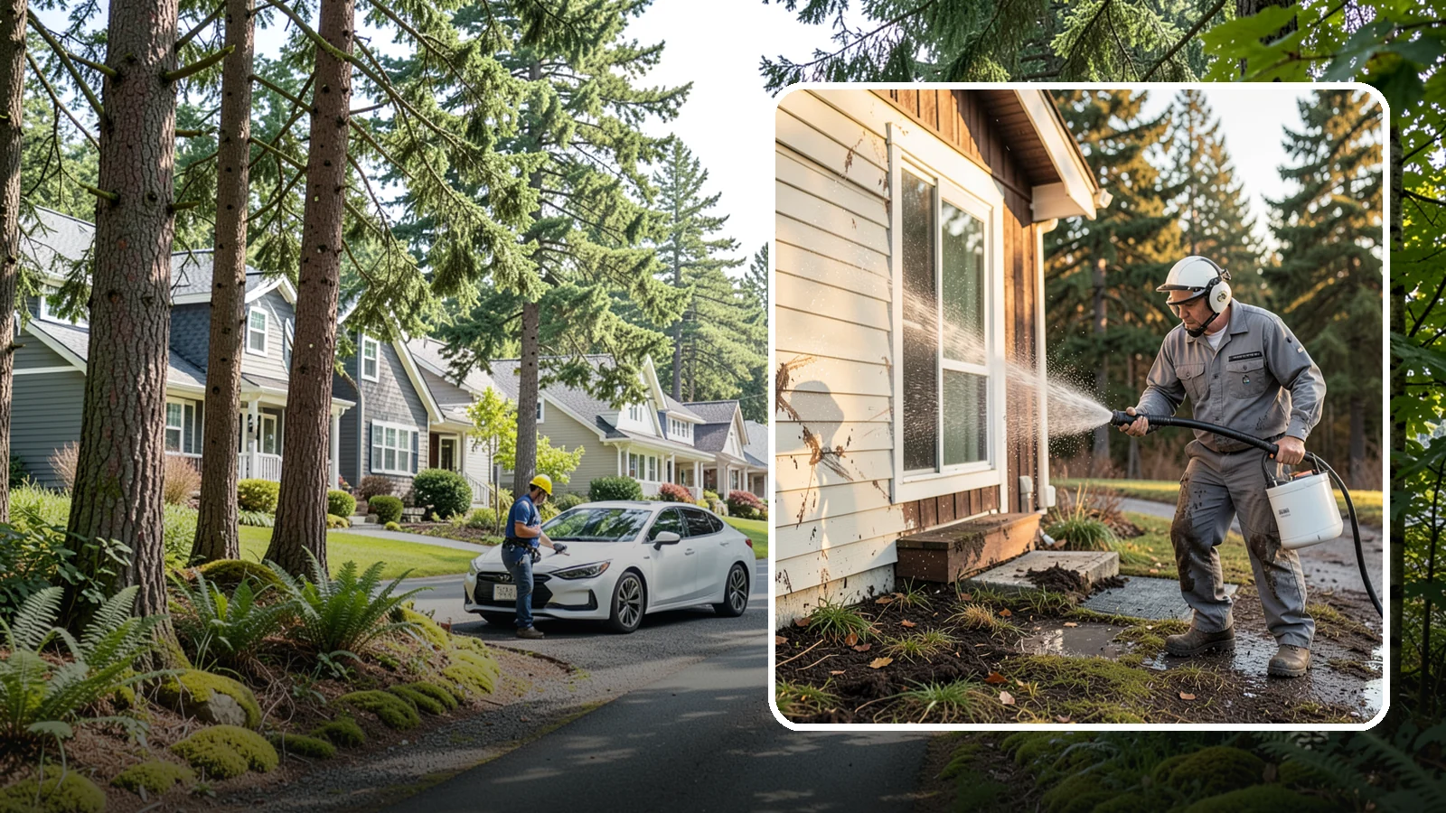 Storm Cleanup Washing in Normandy Park, King County, WA - Storm cleanup washing removes the mud, debris streaks, and organic mess left across your property after a Northwest windstorm or...