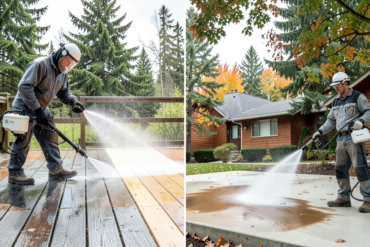 Storm Cleanup Washing in Normandy Park, King County, WA - Assess storm debris and staining across the property