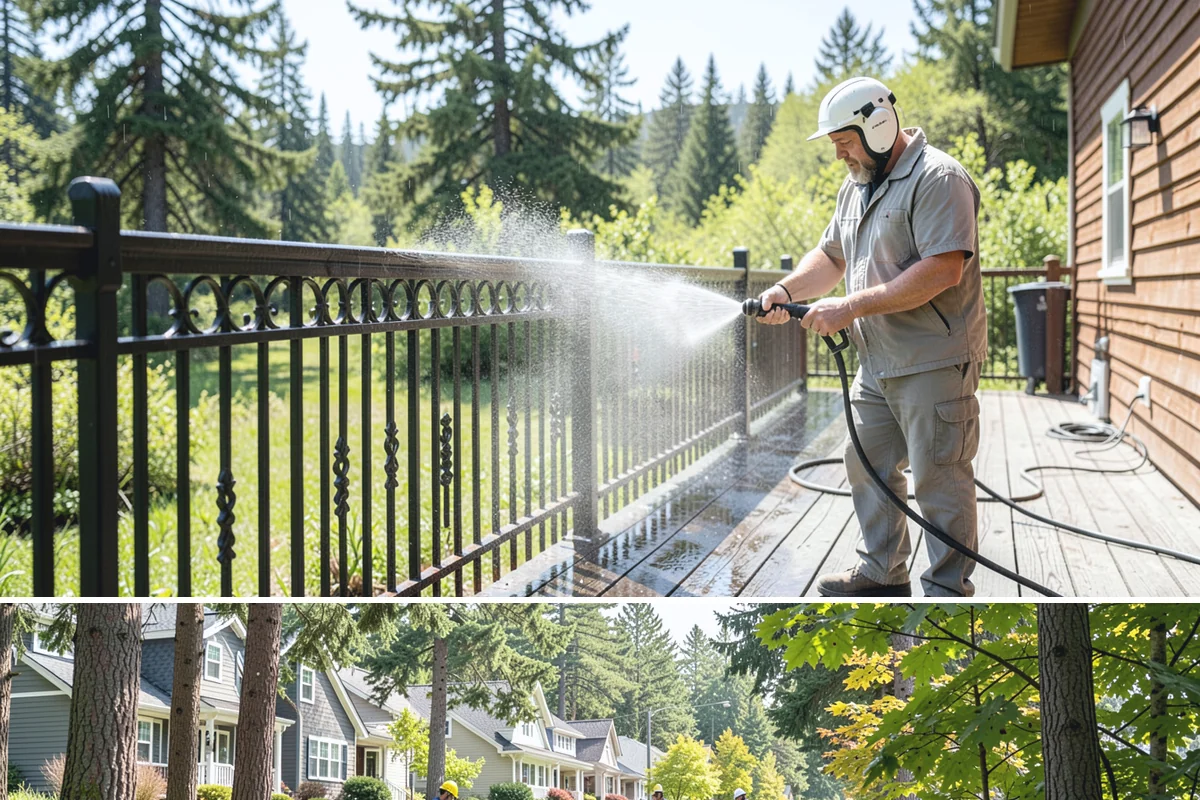 Storm Cleanup Washing in Normandy Park, King County, WA - Any time after a windstorm or heavy rain event, ideally within a few days before mud and organic streaks dry into the surface.