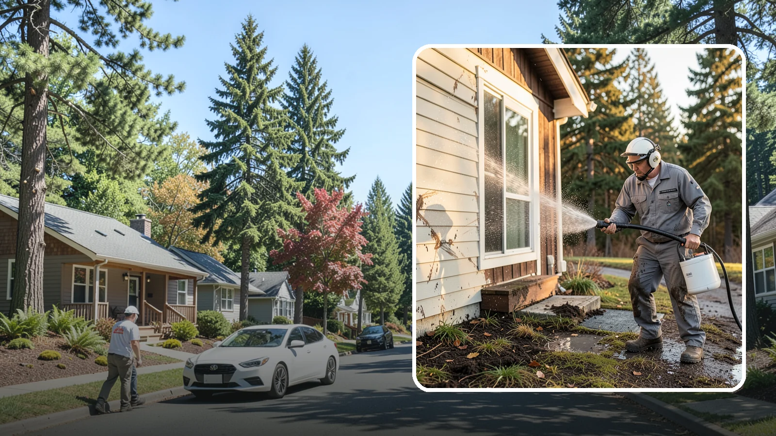 Storm Cleanup Washing in Orting, Pierce County, WA - Storm cleanup washing removes the mud, debris streaks, and organic mess left across your property after a Northwest windstorm or...