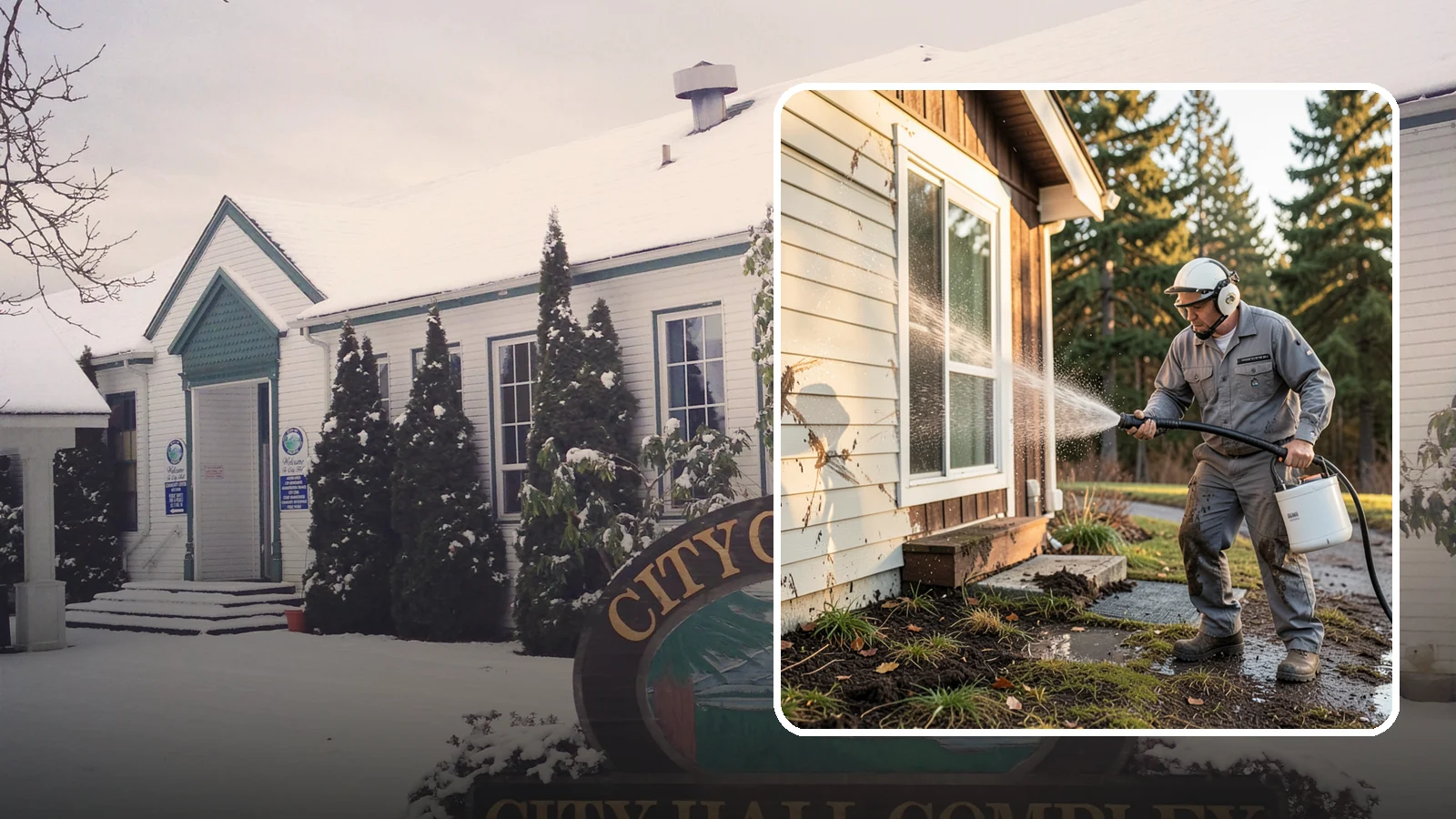 Storm Cleanup Washing in Pacific, King County, WA - Storm cleanup washing removes the mud, debris streaks, and organic mess left across your property after a Northwest windstorm or...