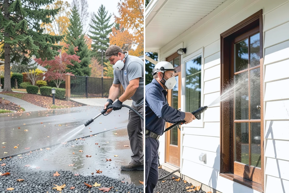 Storm Cleanup Washing in Renton, King County, WA - Assess storm debris and staining across the property