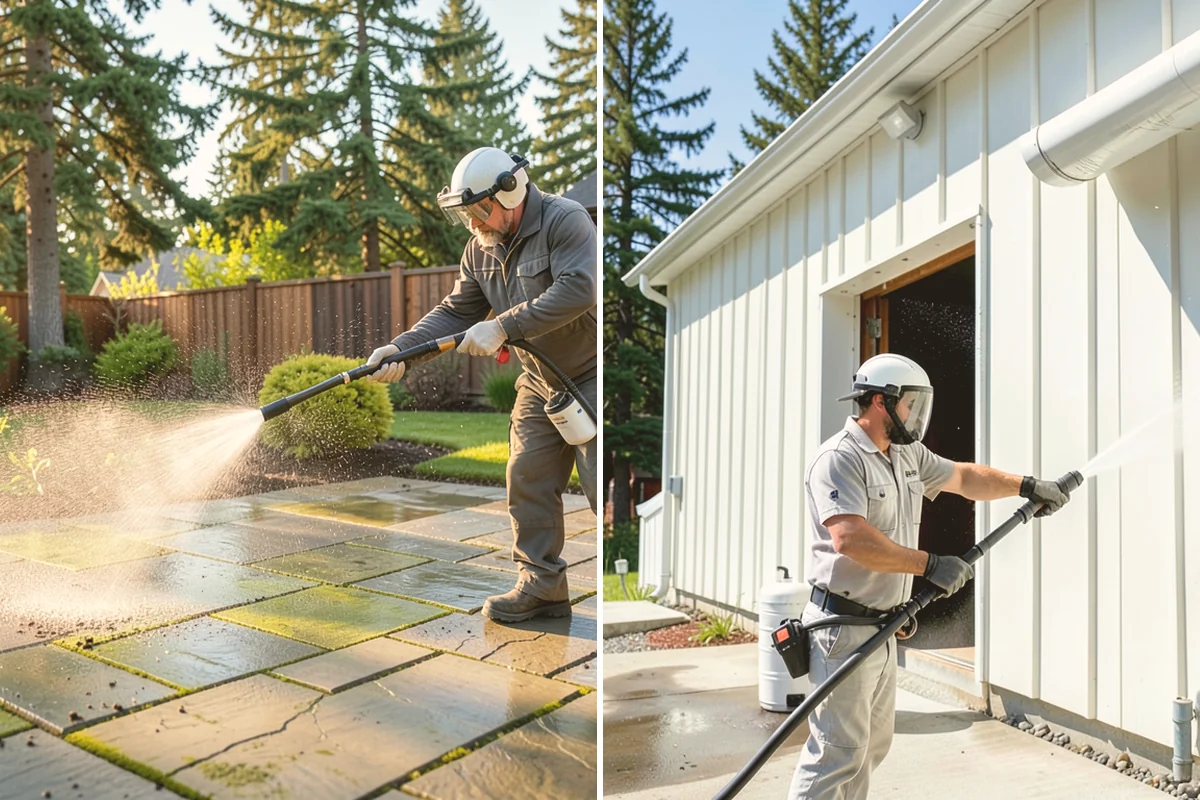 Storm Cleanup Washing in Sammamish, King County, WA - Assess storm debris and staining across the property
