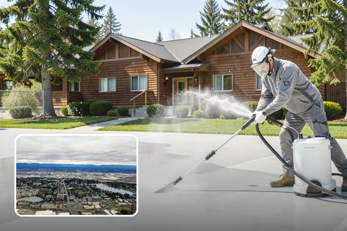 Storm Cleanup Washing in SeaTac, King County, WA - Clears branches, needles, and grit deposited by high winds