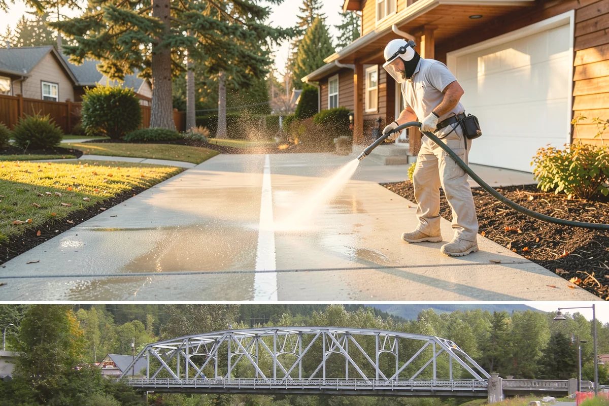 Storm Cleanup Washing in Skykomish, King County, WA - Any time after a windstorm or heavy rain event, ideally within a few days before mud and organic streaks dry into the surface.