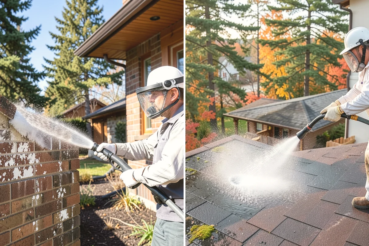 Storm Cleanup Washing in Tacoma, Pierce County, WA - Assess storm debris and staining across the property