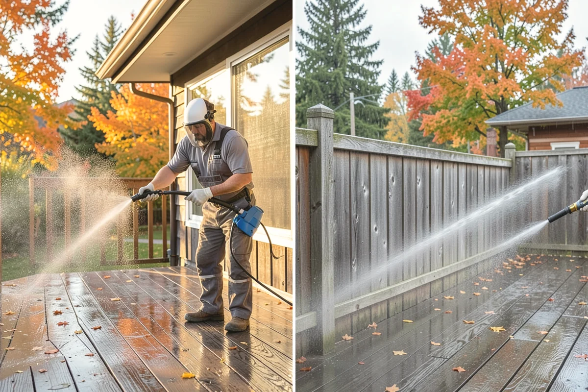 Storm Cleanup Washing in University Place, Pierce County, WA - Assess storm debris and staining across the property