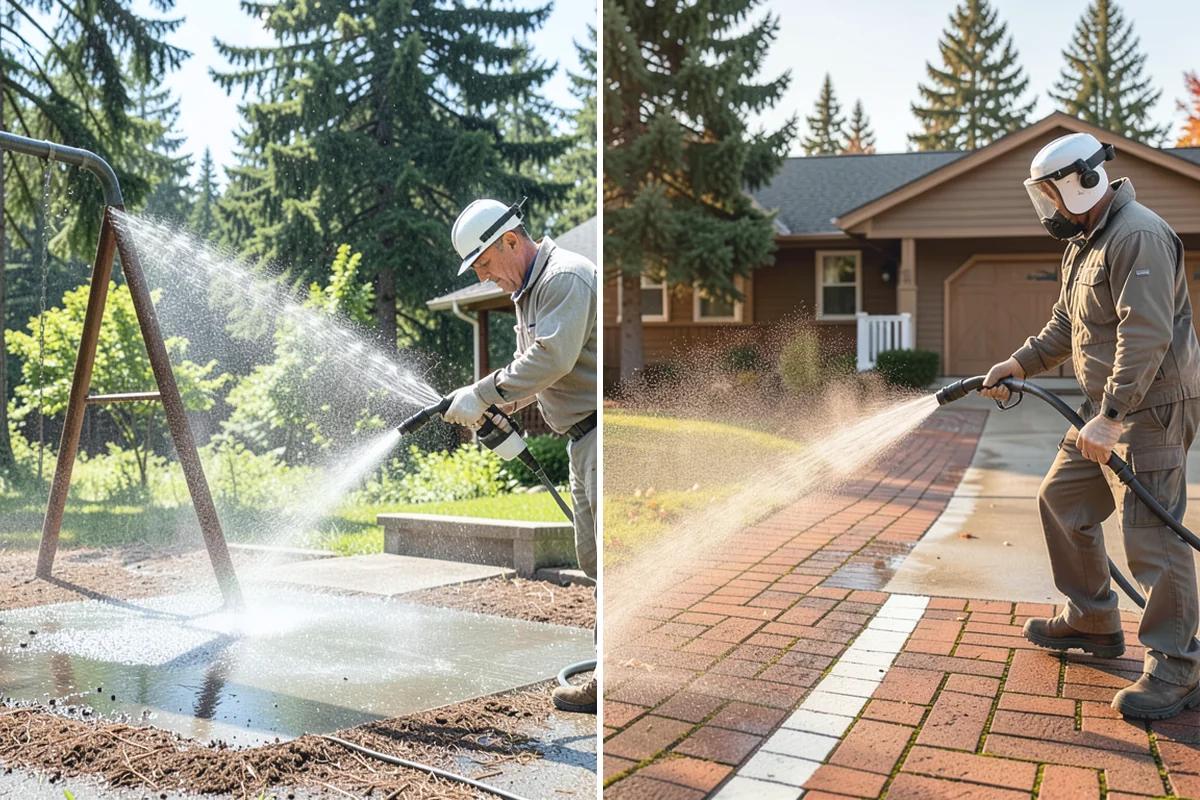 Storm Cleanup Washing in Wilkeson, Pierce County, WA - Assess storm debris and staining across the property