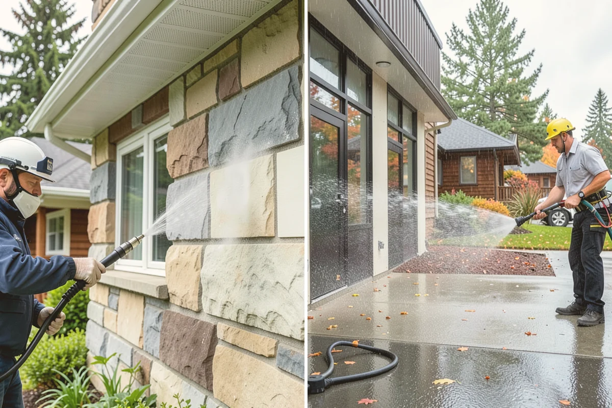Storm Window Cleaning in Bellevue, King County, WA - Remove or open the storm panel for access